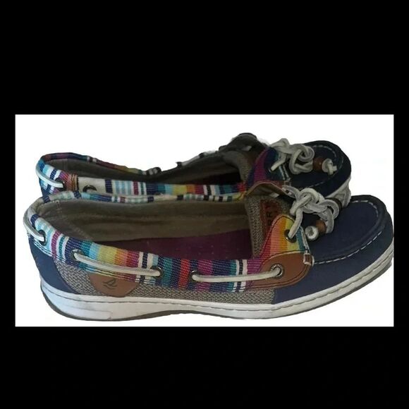 Sperry Angelfish Serape‎ Slip On Womens Boat Shoes Size 8.5M - Picture 4 of 9